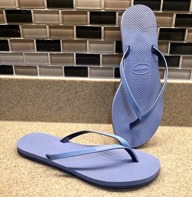 Sandalias chanclas para mujer Havaianas azul claro talla 7/8 Foto 1 de 4