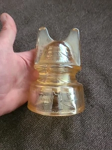 #CD 267 NO. 4 ?? Commemorative Glass Insulator. Local #9 IBEW. 1 Of 100. - Picture 1 of 8