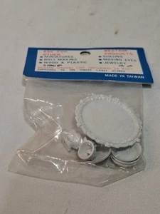 Westrim Crafts Set Vassoio Servizio Tazze Teiera Accessorio Casa delle Bambole in Miniatura, Bianco - Foto 1 di 4