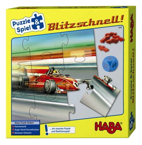 HABA Blitzschnell Puzzle & Spiel 4303 Ab 5 Jahre + BONUS - Bild 1 von 1
