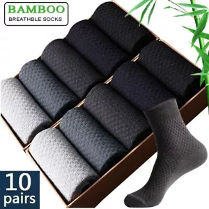 Bambusfasersocken für Herren super weich extra breit Diabetiker atmungsaktiv antibakteriell - Bild 1 von 22