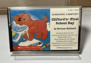 Scholastic Cassettes Clifford’s First School Day by Norman Bridwell - New Sealed - Picture 1 of 2