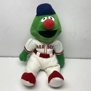 Boston Red Sox Wally the Green Monster 9” Beanbag Plush Mascot Twins Enterprise - Picture 1 of 10