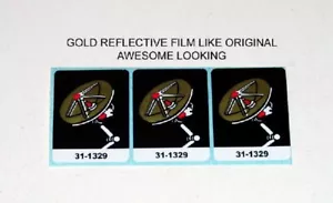 Williams Space Shuttle Pinball Machine Drop Target Decal Set - Picture 1 of 1