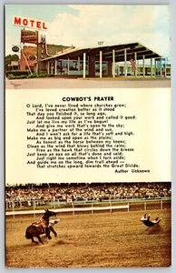 Postal Home Ranch Motel and Restaurant Cheyenne Wyoming 1969 - Imagen 1 de 3