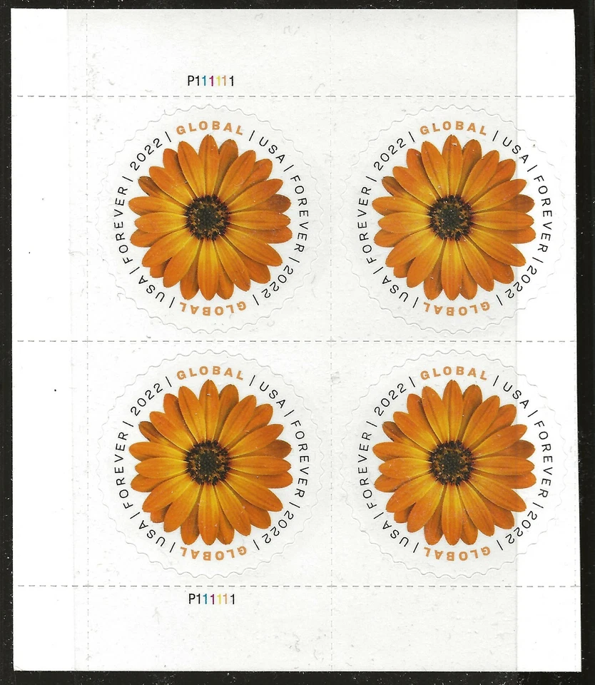 US Scott #5680, Plate Block #P111111 2022 Global VF MNH - Image 1 of 1