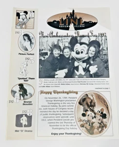 Disneyland Line Vol. 28 No. 48 Nov. 27, 1996 Cast Member News Thanksgiving Issue - Picture 1 of 2