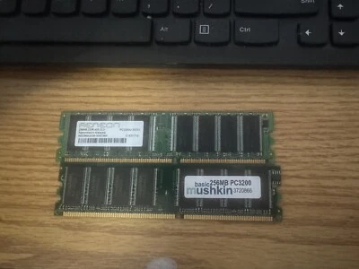 pc3200 256MB DDR1 400Mhz Ram Memory X 2 - Image 1 of 2