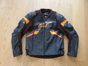 Alpinestars GP Plus R V3 Rideknit Motorcycle Jacket Black Red Fluo, size EU 54. - Picture 1 of 6