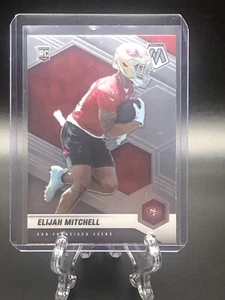 2021 Panini Mosaic Football Elijah Mitchell Rookie RC #376 49ers - Picture 1 of 2