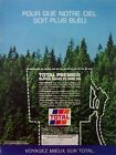 Publicité Advertising   TOTAL   huile  station carburant  annee 1998   m880
