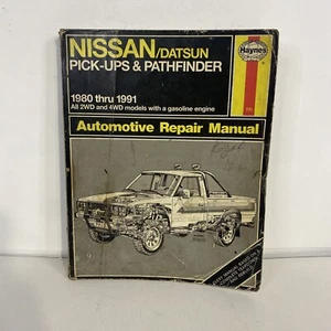 Haynes Nissan Datsun Pickups 1980-1997 & Pathfinder 87-95 Repair Manual Book - Picture 1 of 10