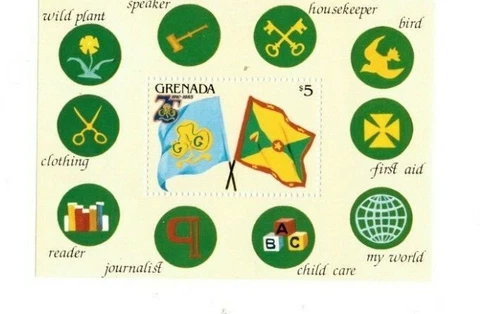 Grenada - 1985 - Girl Guides - Souvenir Sheet - MNH (Scott#1265) Cover