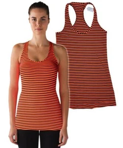 Lululemon Damen orange/marineblau COOL RACERBACK II TANK Yoga Active NEUWERTIG! 4 - Bild 1 von 3