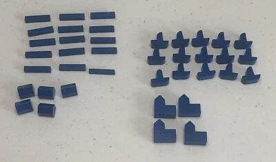 Colonos de Catán Juego Piezas Azules Piezas Carreteras 5 Asentamientos 4 Ciudades 15 Naves Foto 1 de 3