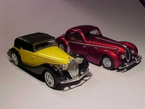 LOT 2: Delahaye 135M Falaschi Solido & 145 Chapron Dinky 1/43 Diecast MINT Loose - Picture 1 of 7