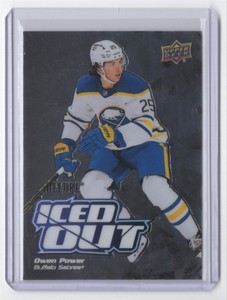 2022-23 Upper Deck Allure Iced Out - Owen Power Rookie Buffalo Sabres #IO-21