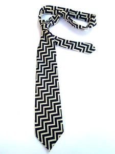 MARKS & SPENCER Men's Silk Striped Tie Hand Sewn Classic Vintage Made in The U.K - Picture 1 of 16