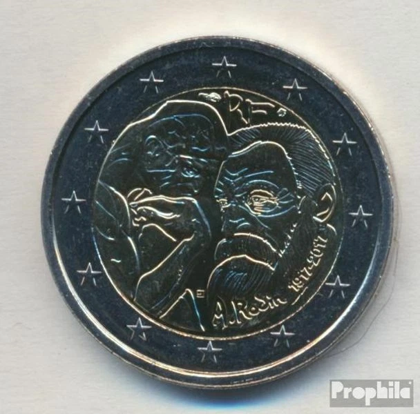 法国 2017 Stgl./unzirkuliert 重新发行:1000 万。 2017 2 欧元奥古斯特罗丹 — 第 1/1 张图片