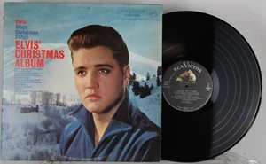 Elvis Presley Christmas Album - Mono RCA LPM-1951 Rare GI Army Back Cover - Picture 1 of 8