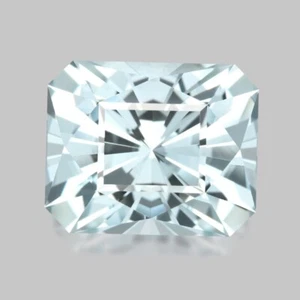 9.16cts Splendido Personalizzato Smeraldo Taglio Naturale Brasiliano Luce Blu - Picture 1 of 1