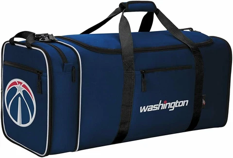 Washington Wizards Duffel Bag Premium Color Heavy Duty Steal Design Basketball Cover