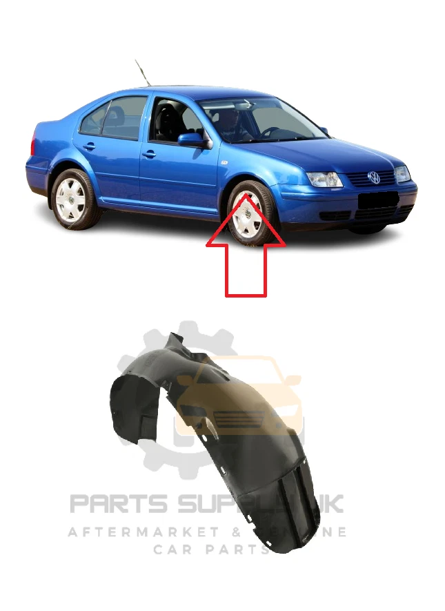 NUEVO PARA VW BORA 1998-2005 GUARDABARROS DELANTERO GUARDABARROS PROTECTOR CONTRA SALPICADURAS ARCO DERECHO O/S - Imagen 1 de 1