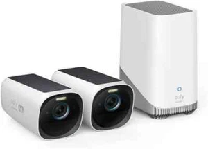 eufy S330 eufyCam 3 2-Cam Kit 4K Security Camera Outdoor Wireless W/ Solar Panel - Picture 1 of 7