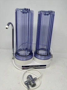 APEX EXPRT MR-2050 Dual Countertop Water Filter System Carbon - Picture 1 of 16