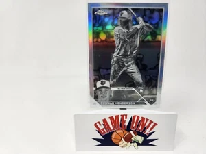 2023 Topps Chrome #2 Gunnar Henderson RC Rookie Negative Refractor SSP sc - Bild 1 von 2