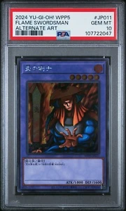 Flame Swordsman Alternate Art Ultra Rare Japanese YUGIOH PSA 10 GEM MINT - Picture 1 of 2