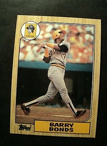 1987 Topps novato Barry Bonds Pittsburgh Pirates #320 casi nuevo subasta #5229 - Imagen 1 de 1