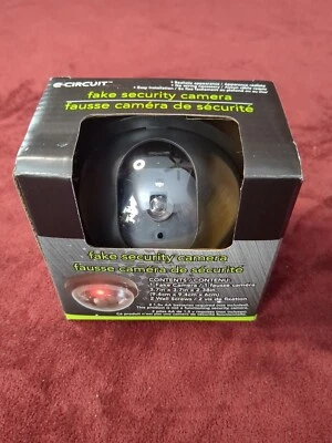 Fake Simulated Dummy Decoy DOME SECURITY CAMERA Surveillance CCTV Flashing LED - Image 1 of 4