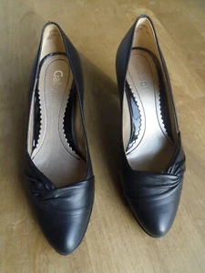 Gabor Damen Leder Schuhe Pumps schwarz Gr. 36,5 Gr. 4, top Zustand! - Bild 1 von 6