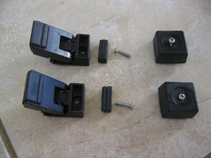 Icom IC-775DSP and IC-765 bottom cabinet FEET set in good shape and complete