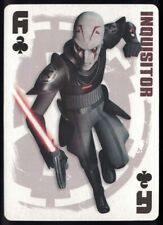 2015 Cartamundi STAR WARS REBELS Playing Cards - Inquisitor - Ace of Clubs