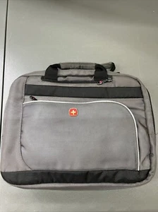 Swiss Gear Laptop Computer Case Shoulder Bag Carry-On Briefcase Gray - Picture 1 of 12