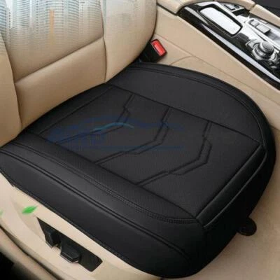 Funda protectora de asiento individual delantera envolvente completa de cuero PU antideslizante Foto 1 de 4