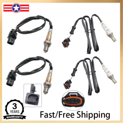 Set of 4 Upstream+Downstream Oxygen Sensors For 2007-2008 Porsche 911 3.6L H6 US - Image 1 of 4