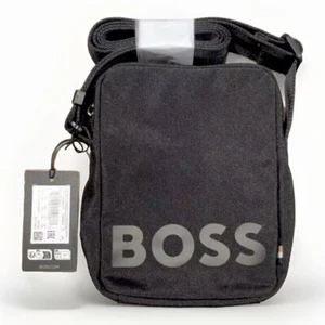 HUGO BOSS PIXEL_NS ZIP ENV BAG 50494704 Black - Picture 1 of 5