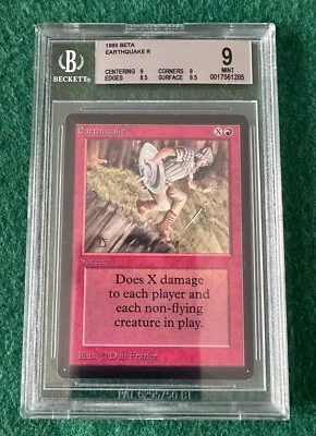 Earthquake - BETA - MTG - BGS 9. MINT. Beauty! More MTG In My Store. - Image 1 of 2