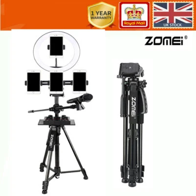 Zomei Q1200 Professional Aluminum Lightweight Tripod For Digital Camera Phone UK - Image 1 of 4