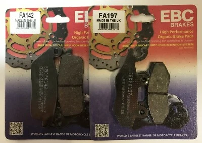 Органические передние и задние тормозные колодки EBC для KAWASAKI KLE300 VERSYS-X (2017–2025 гг.) - Изображение 1 из 4