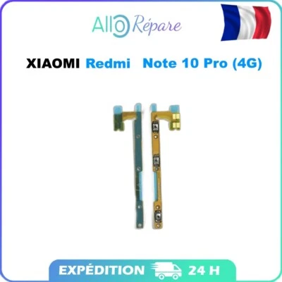 Nappe BOUTON POWER ON/OFF + volume XIAOMI Redmi Note 10 Pro 4G M2101K6