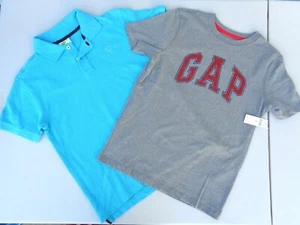 NEW lot Crazy 8 Skull Polo T-shirt Gap Logo Boys Clothes Summer L XL 10 12 YRS - Picture 1 of 5