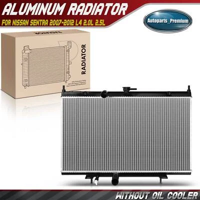 Aluminum Radiator w/o Oil Cooler for Nissan Sentra 2007 2008-2012 L4 2.0L 2.5L Foto 1 de 4