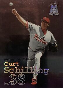 1999 Skybox Metal Smiths Curt Schilling #27 Philadelphia Phillies NMMT