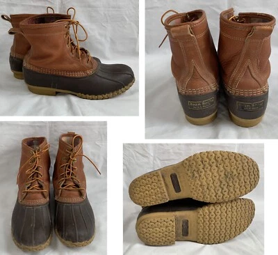 L.L. Botas de Frijol Forradas de Franela Aisladas Botas de Pato Marrón EE. UU. Para Hombres Talla 11 Foto 1 de 4
