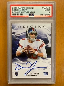 2019 PANINI ORIGINS Daniel Jones #RADJO Rookie Autographs New York Giants PSA 9 - Picture 1 of 1