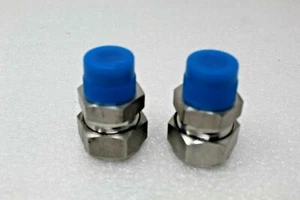 NEW LOT 2  DK-LOK 316 N BLC Fitting 3/8" Inch Tube To Male - Picture 1 of 6